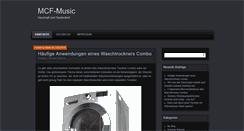 Desktop Screenshot of mcf-music.de