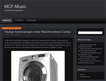 Tablet Screenshot of mcf-music.de